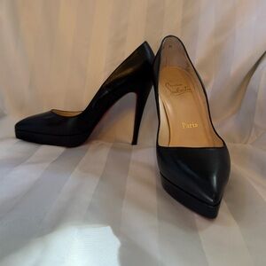 Christian Louboutin Gwenissima 100 Pumps - Black (Size 35)